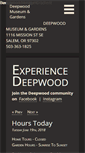 Mobile Screenshot of historicdeepwoodestate.org